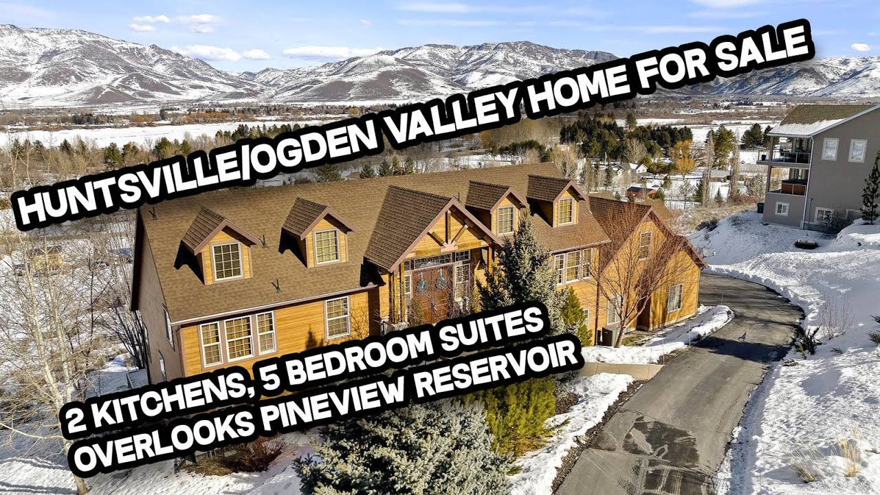 5 Bedroom 6 Bathroom, Ogden Valley Utah (Huntsville) Multi-Generational Home for Sale  (Real Estate)