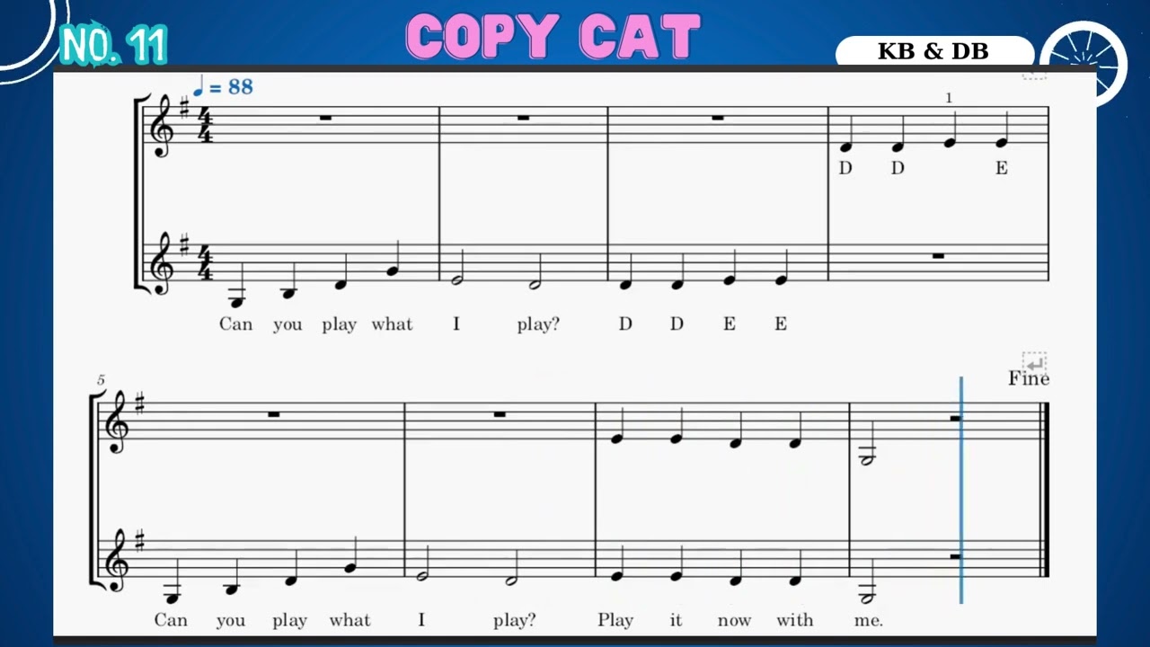 No. 11 Copy Cat I Fiddle Time Joggers I Backing track & Sheet Violin I Ngo Thanh Phuong