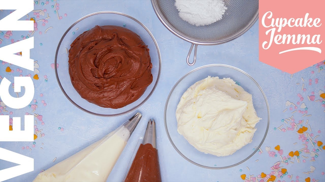 The Best VEGAN Buttercream Recipe & Tutorial! | Cupcake Jemma