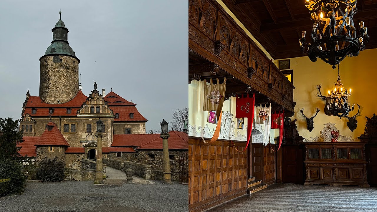 Czocha old Castle. Poland. Travel destination. Hidden mystery.