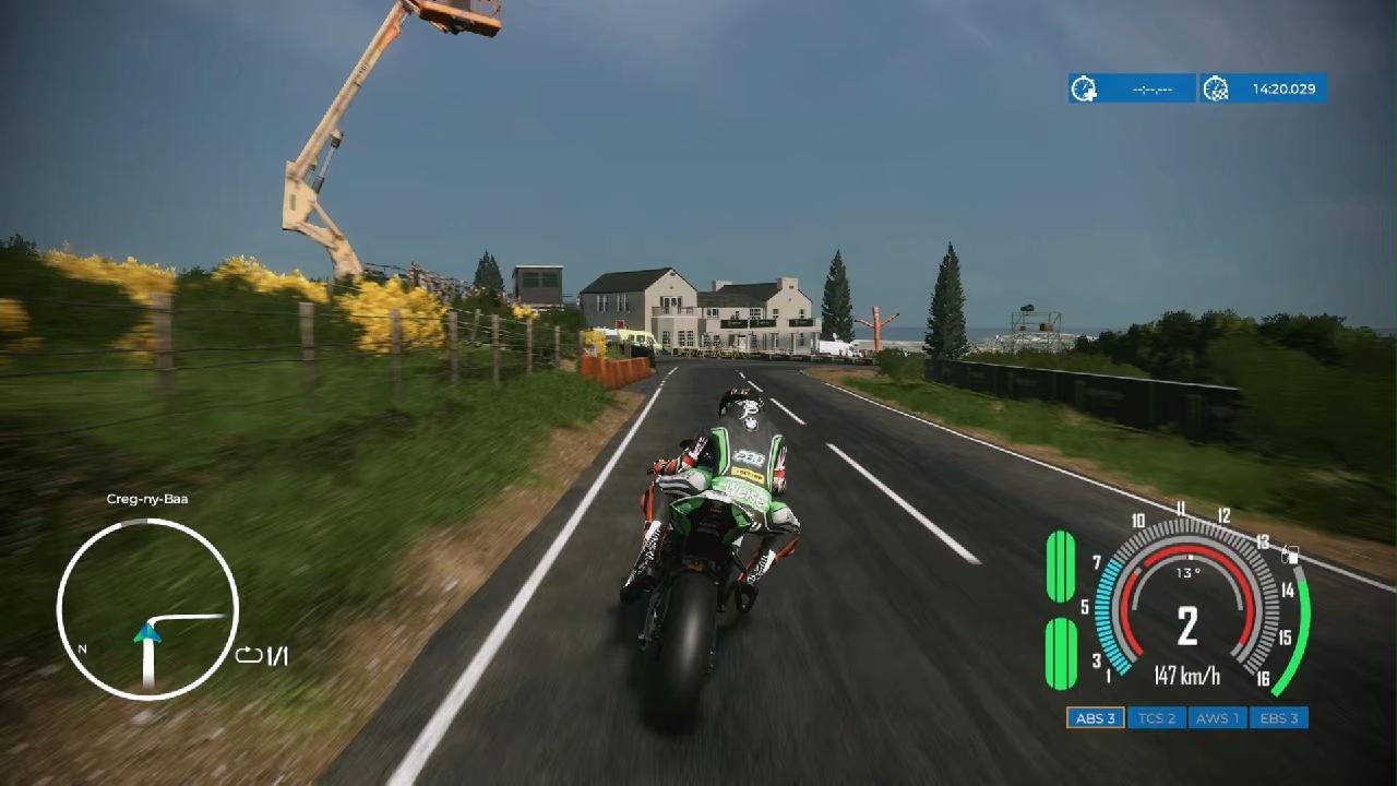 TT Isle of Man: Ride on the Edge 3-SBK FASTEST LAP-15:56.748(142,294mph)-STANDING LAP-REALISTIC MODE