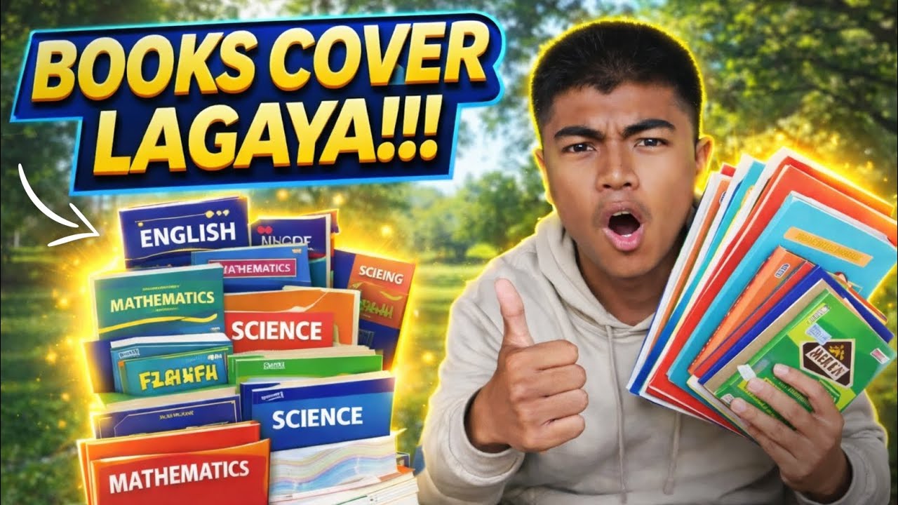 School Se Pehle Saari Books Cover Ho Gayi 🔥📖