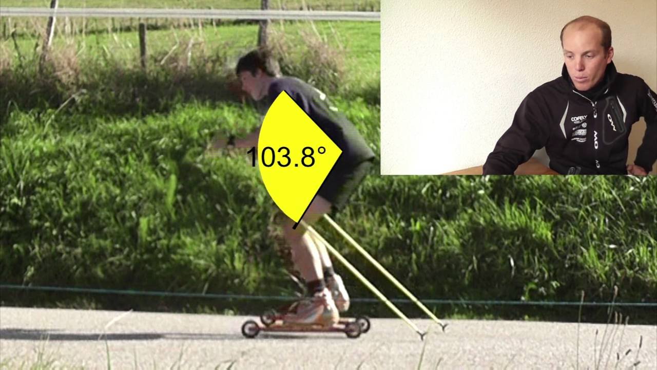Analyse technique du 1 temps en rollerski