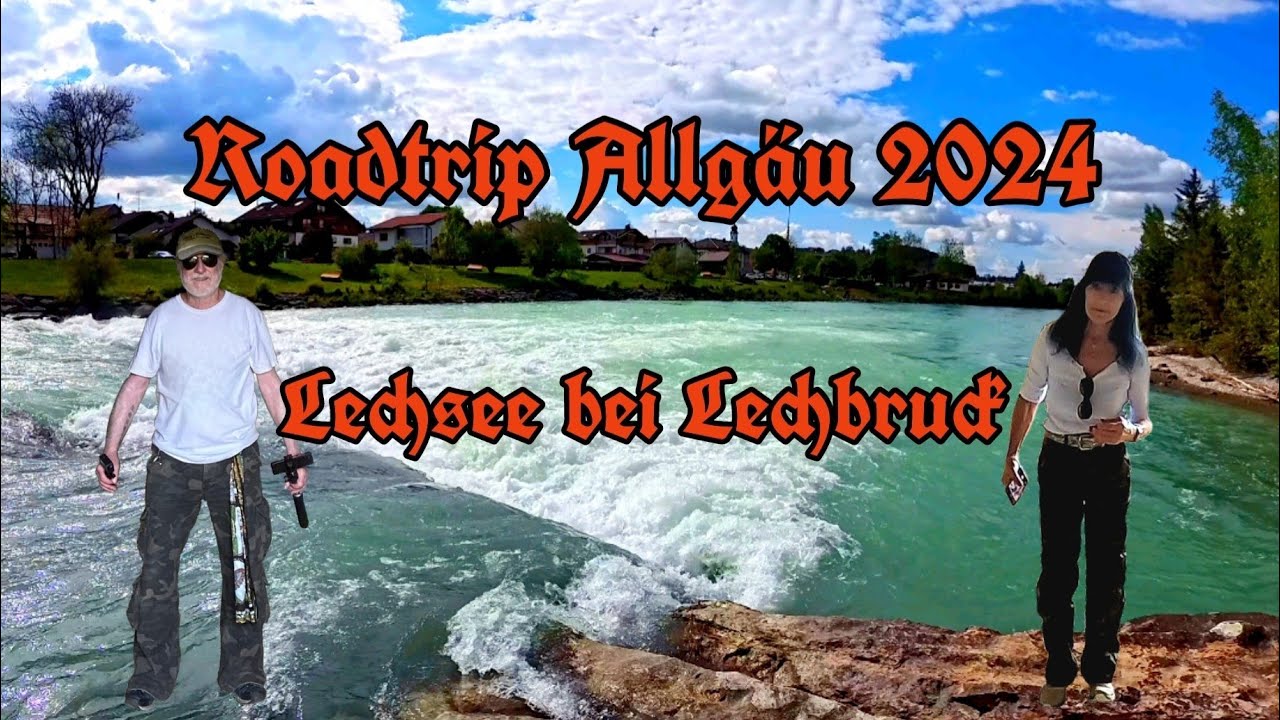 Roadtrip Allgäu 2024 - Lechsee bei Lechbruck - Einkehr im Flößerstadl - Umrundung des Sees - 1. Tour