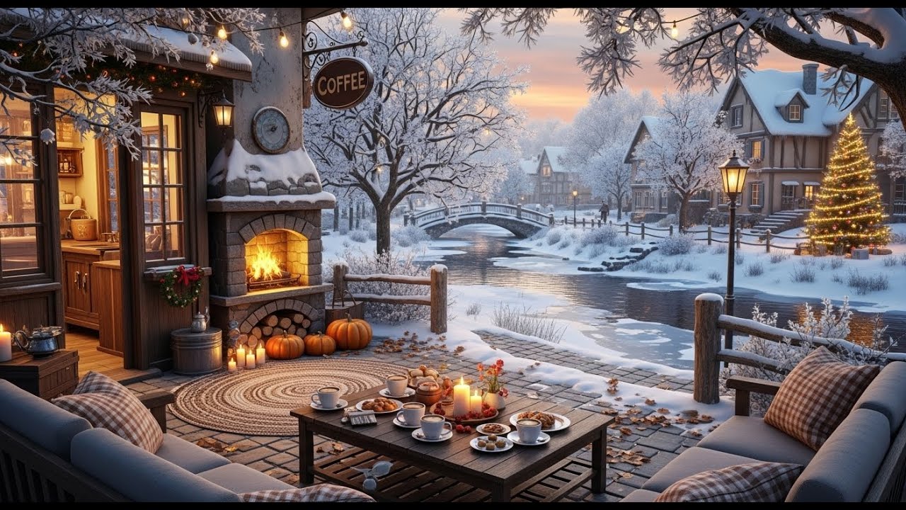 Cozy Winter Morning Jazz ❄ Soft Jazz Soundscape for Focus and Deep Relaxation