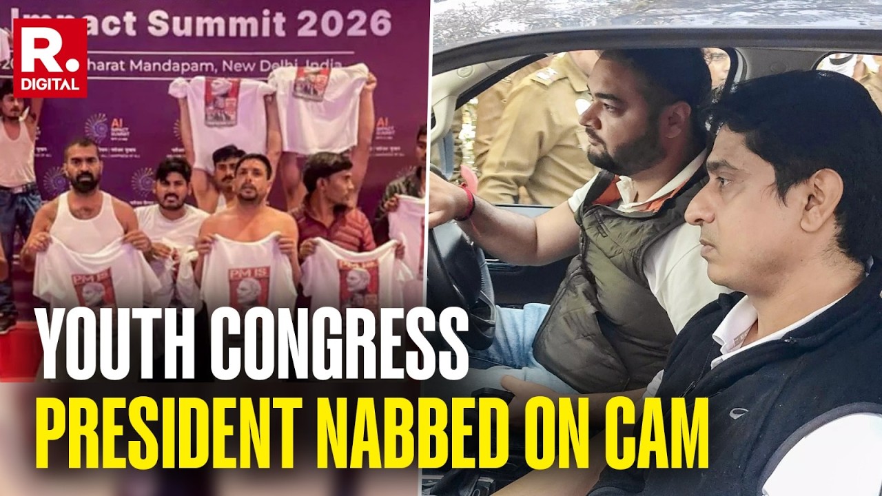 Indian Youth Congress President Arrested After Trying To Mislead Investigators | AI Summit