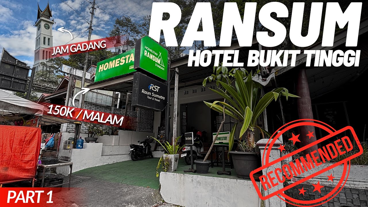 RANSUM - RST‼️#5 Murah dan di Kota Bukit Tinggi, tidak jauh dari Jam Gadang, Cocok untuk Traveller.