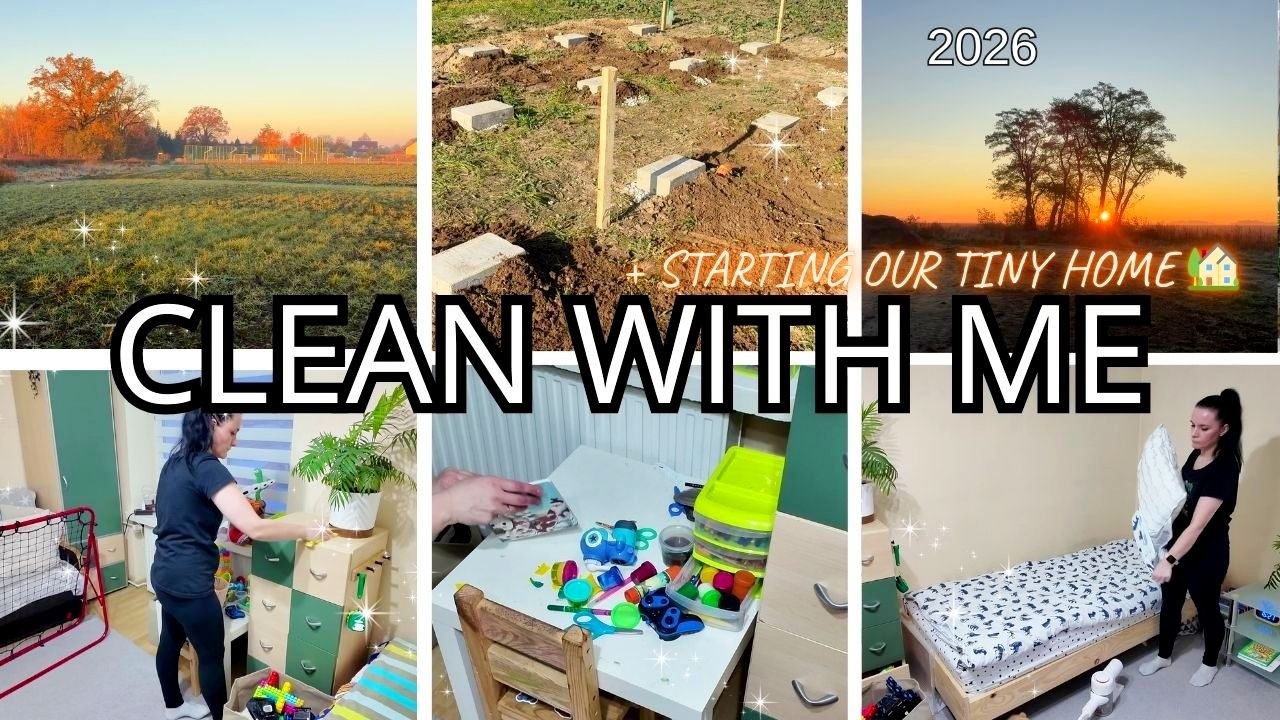 🚨 WE FINALLY START BUILDING OUR TINY HOME 🏡 | CLEANING MOTIVATION 2026