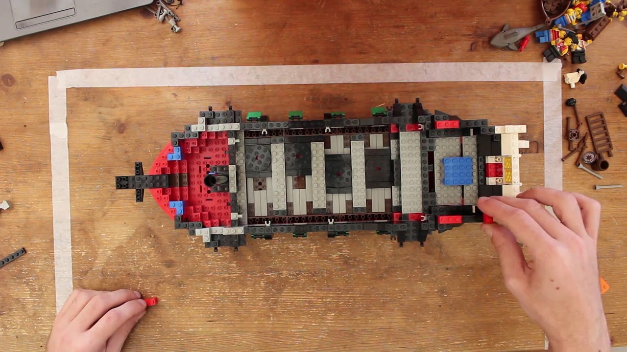 LEGO 6286 Skull's Eye Schooner 1993 5x Build