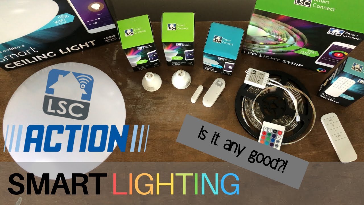 Budget Smart Lighting from ACTION - Impressions Installation and Review (LSC SMART CONNECT)