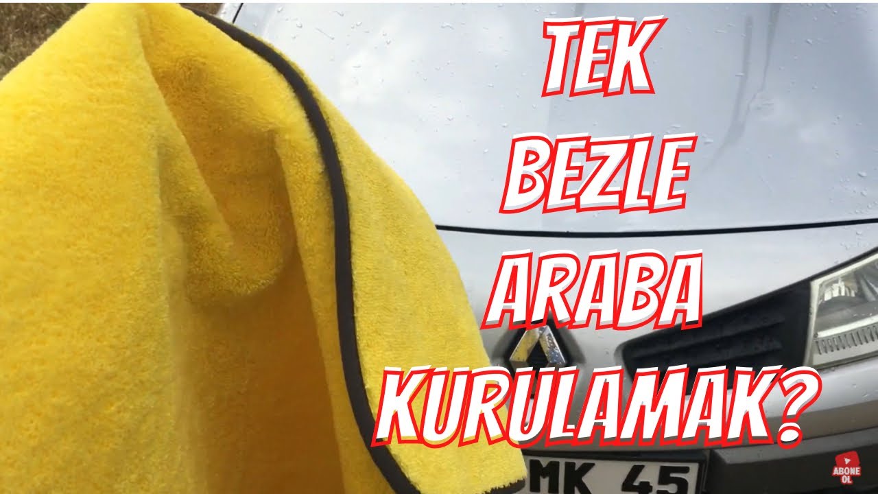 BU BEZ BAŞKA PERFORMANSI DİKKAT ÇEKİCİ/ SMARTBEE BARİTE ARABA KURULAMA BEZİ