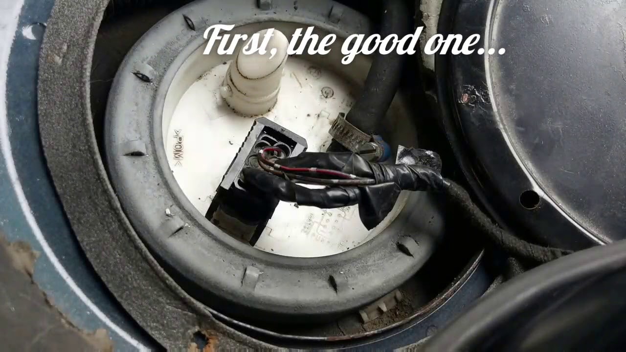 Good VS bad fuel pump BMW E39 Touring.