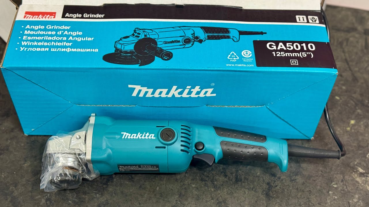 Unboxing the Makita GA5010 Angle Grinder | 5