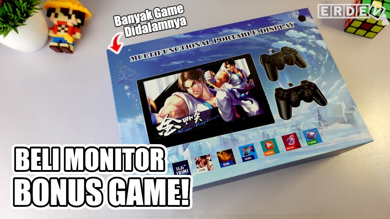BELI MONITOR YANG LANGSUNG UDAH ADA GAME DI DALAMNYA! - Armorr V8 Portable Monitor Gaming Console