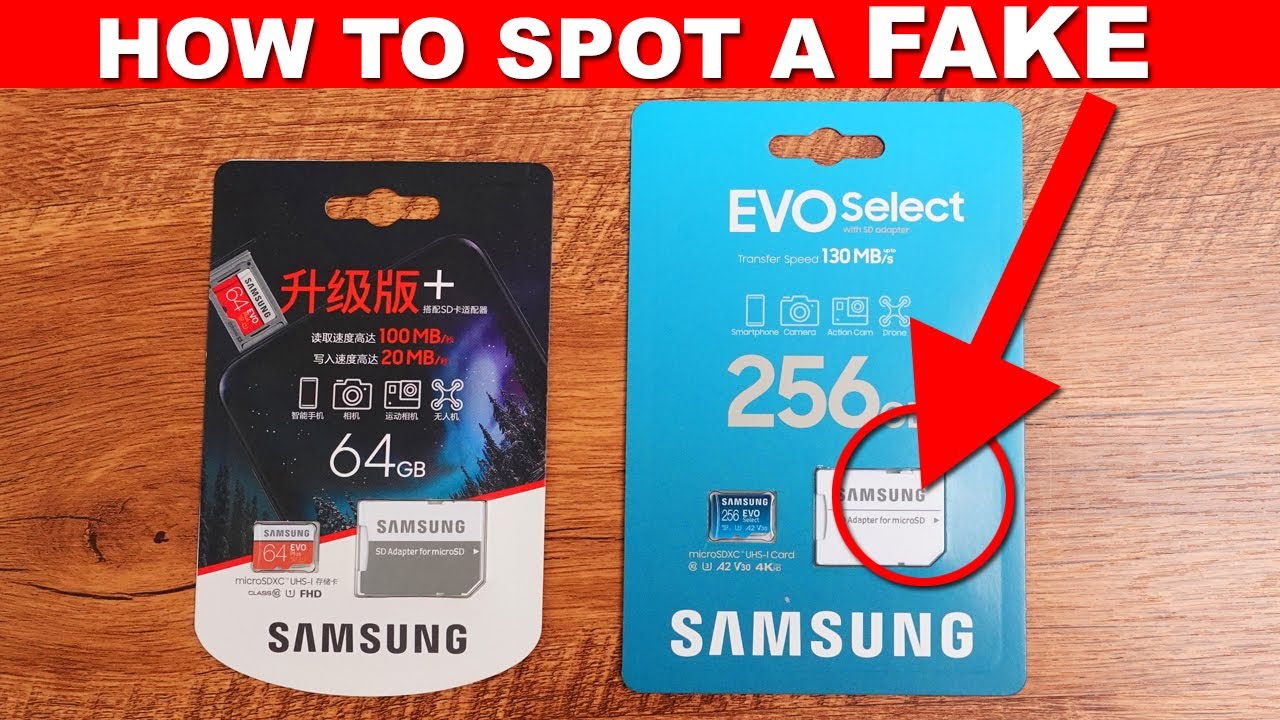 How to tell FAKE Samsung SD Memory Card EASY WAY! (2022)