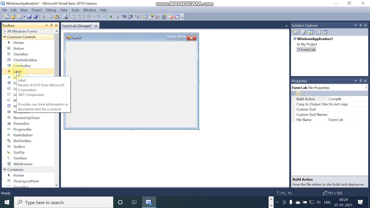 SCMS MICROSOFT VISUAL STUDIO 2010 EXPRESS-VIDEO1