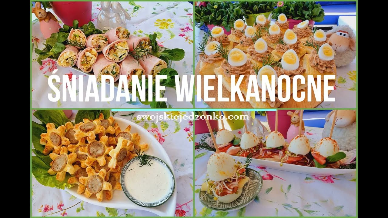 Śniadanie wielkanocne część 3, proste przekąski z jajkiem, #wielkanoc #przekąski #naszybko