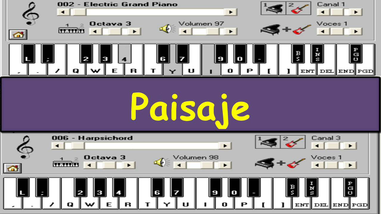 Paisaje - Gilda - Piano Electronico 2.5
