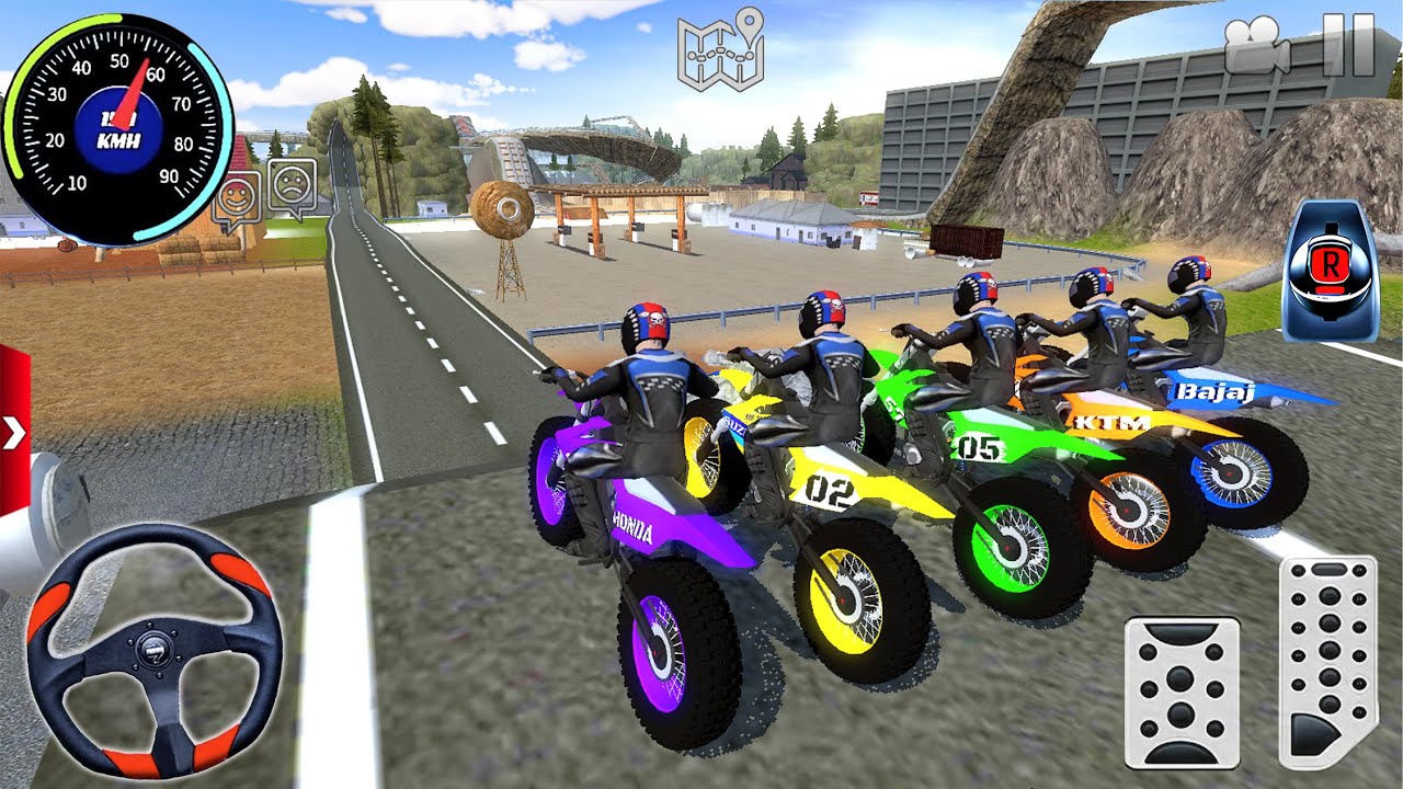 Motocross Dirt Bike Stunt Racing 2026 - Motor Stunts mini Offroad Bike - Android GamePlay