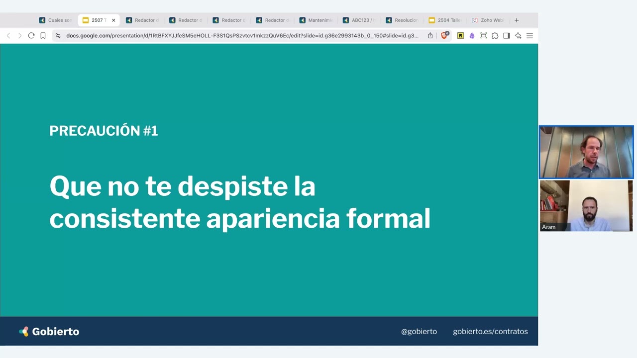 #TallerGobierto  Redacta pliegos técnicos con IA