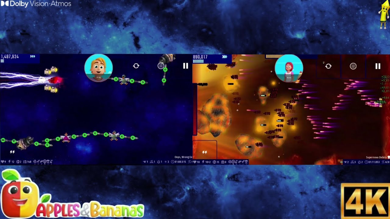 CIU Kids TV Color & ABC #17: Play Mission #234 & Hard Mission #95 | By Apples & Bananas