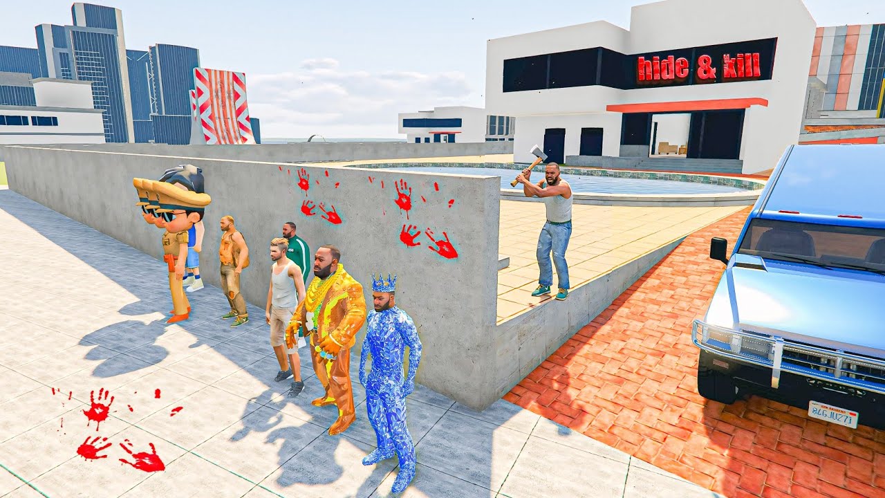 franklin play hide and kill in Indian bikes driving 3d #2