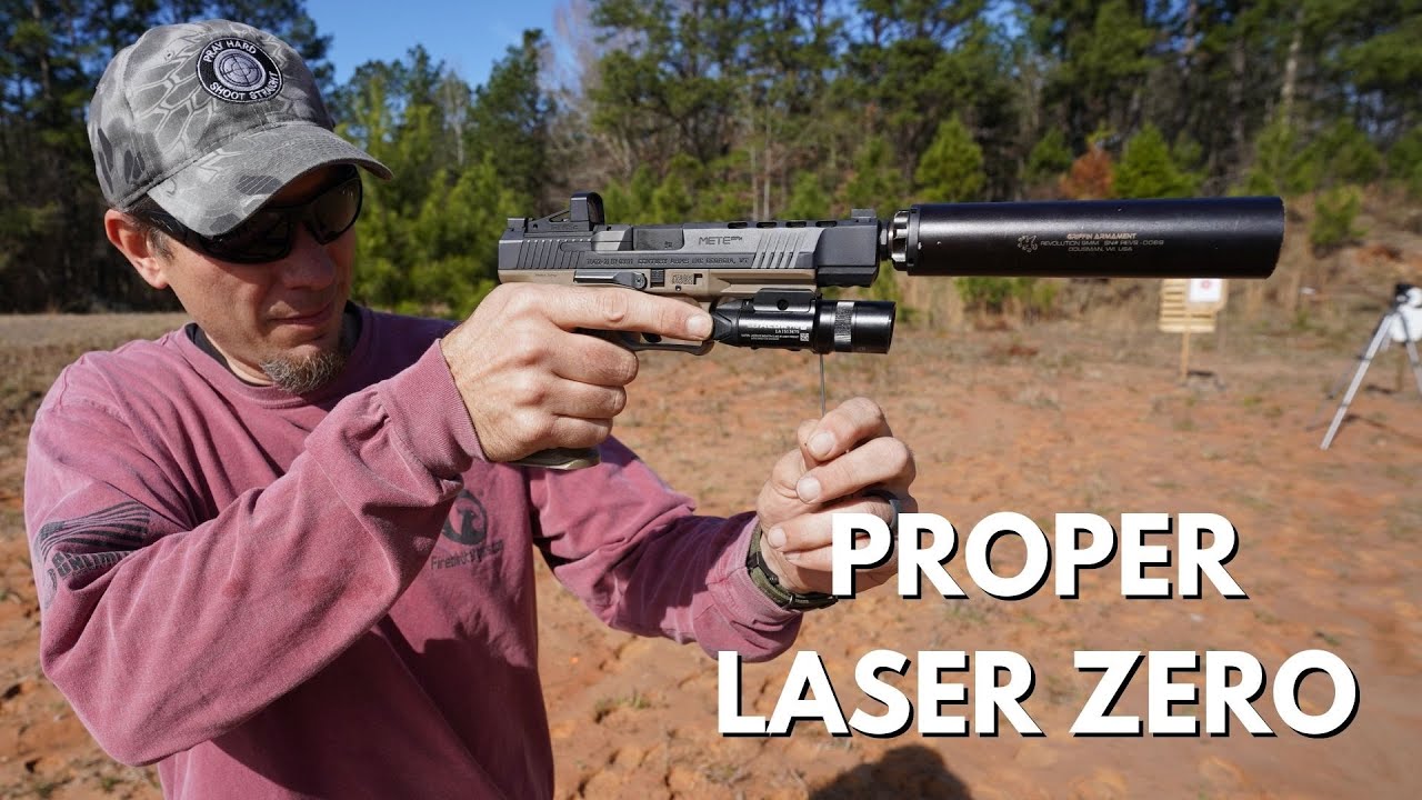 How to Zero Your Pistol Laser to Work at Any Distance