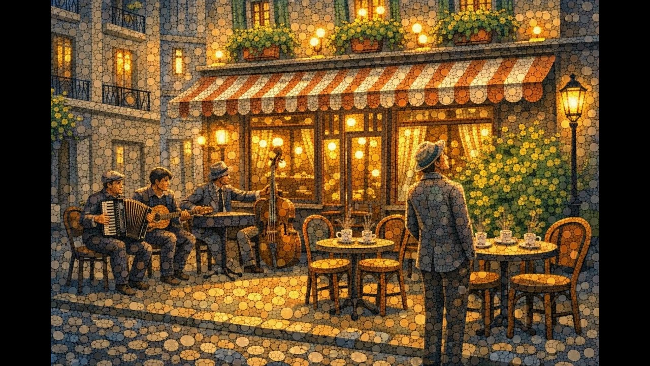 Evening Glow Over Paris