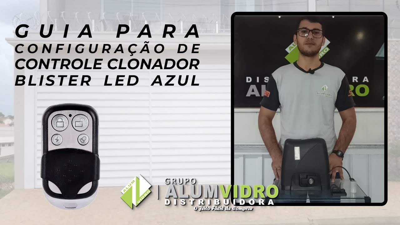 COMO CONFIGURAR CONTROLE CLONADOR BLISTER LED AZUL