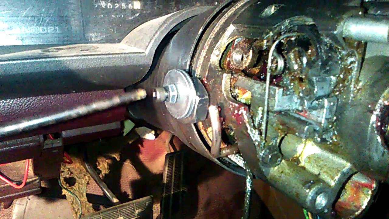 Remove Pivot Pin from GM tilt column without special tools