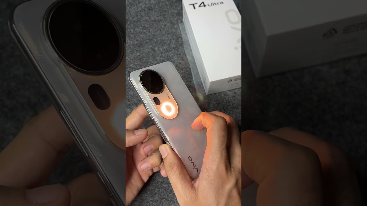 Vivo T4 Ultra Aura Light Test #shorts #vivot4ultra