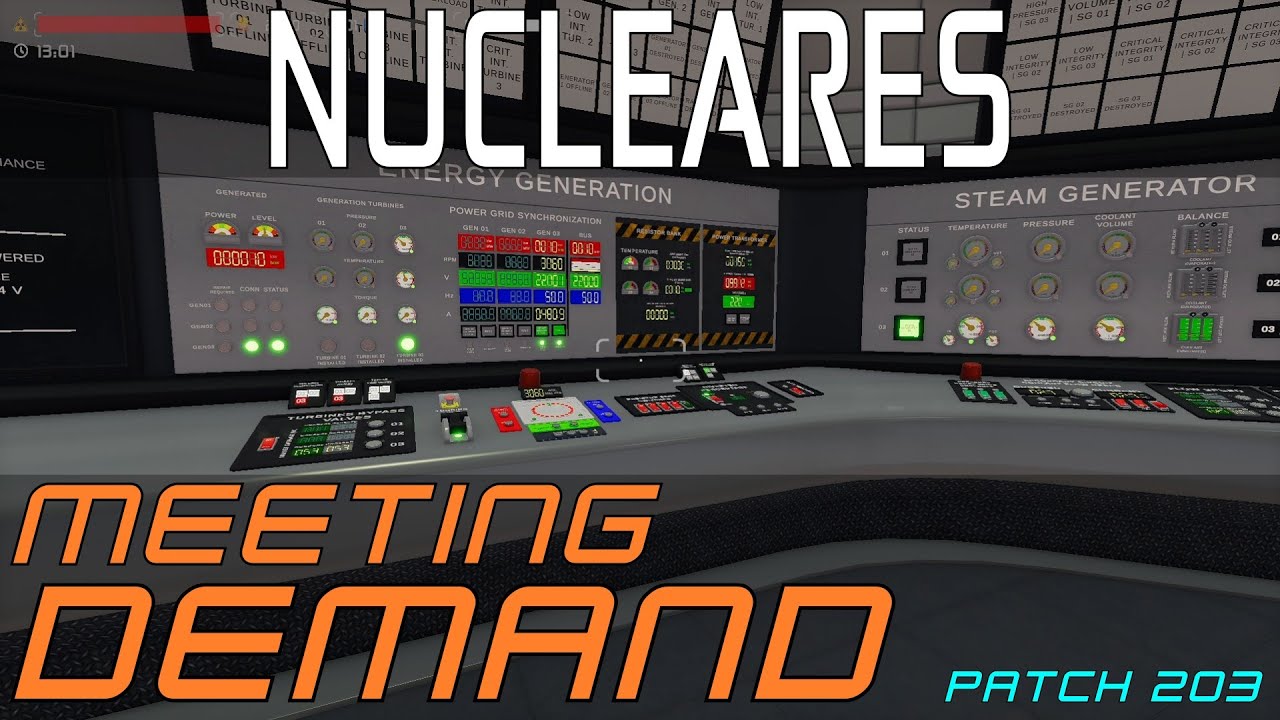 Удовлетворение спроса - Симулятор ядерного реактора Nucleares - Патч 203