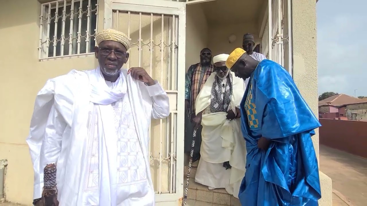 PRESIDENT ADAMA BARROW 2024 TOBASKI PRAYER AT KING FAHAD MOSQUE IN BANJUL