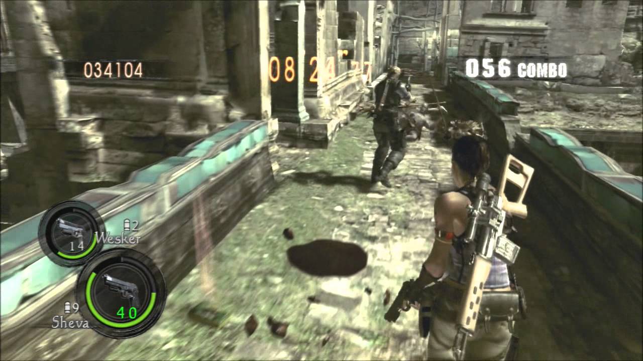 PS3 RE5 Ancient Ruins Duo 1068k Sheva BSAA/Wesker STARS