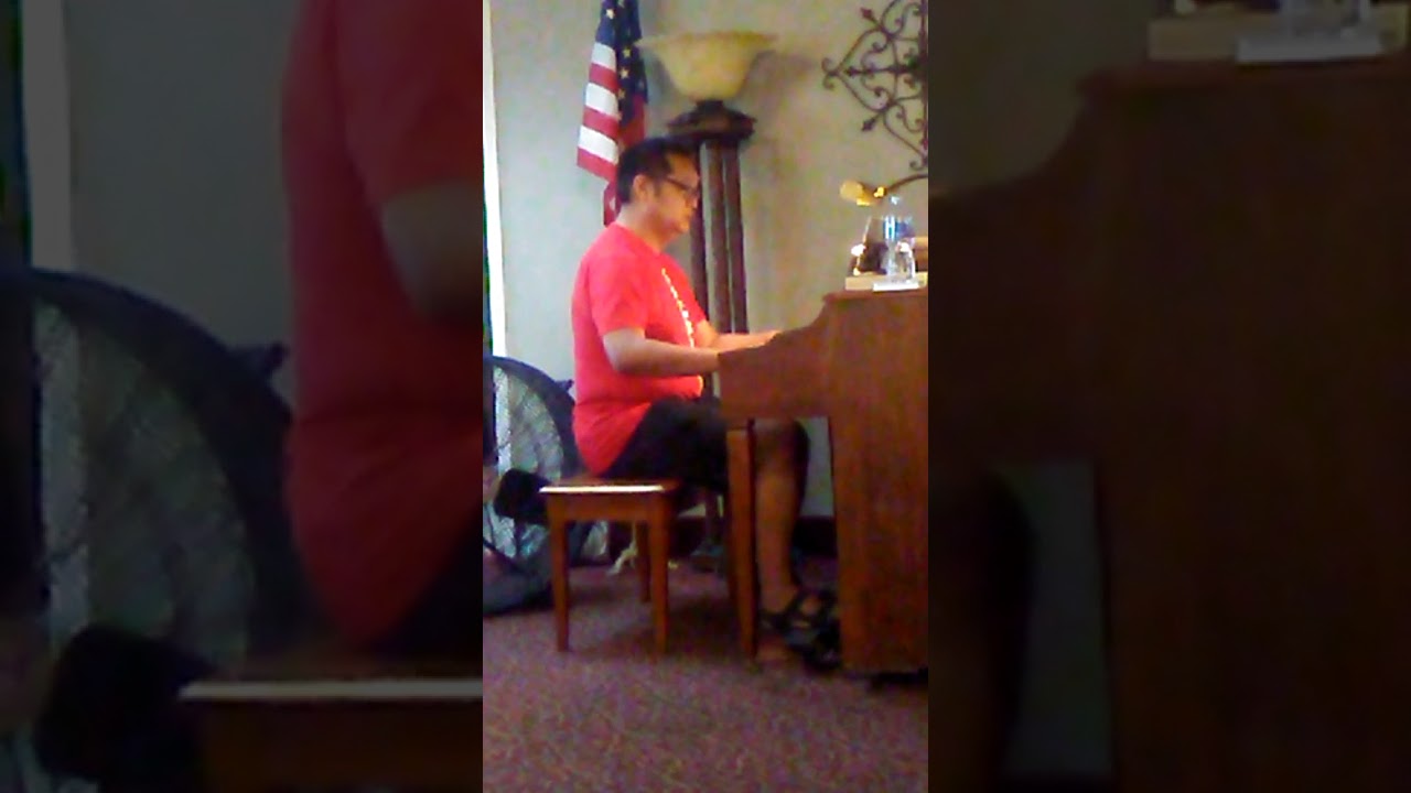 Bro. Min-Kyo Jung on piano, Fern Terrace Lodge, May 16th, 2018