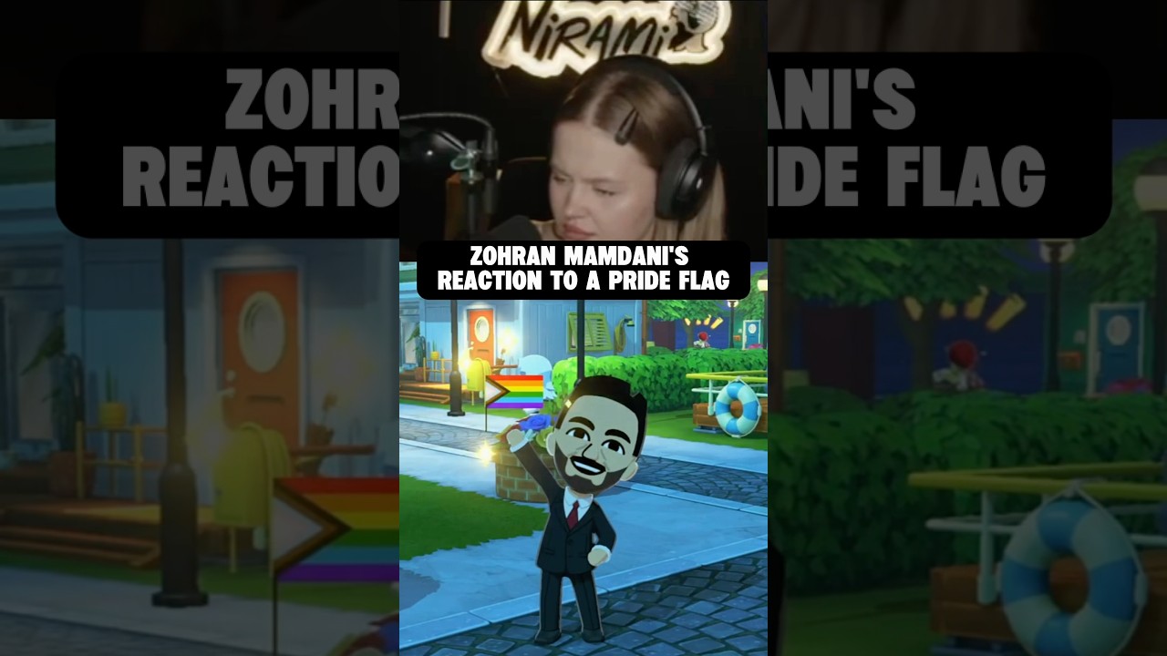 Реакция Zohran Mamdani на флаг гордости #tomodachilife