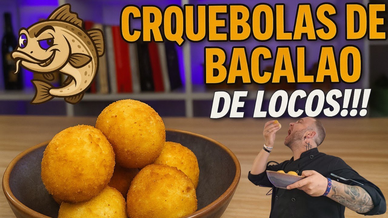 ¡CROQUEBOLAS de Bacalao que VUELAN de la Bandeja! 😱🔥 Las croquetas  de bacalao definitivas!!!