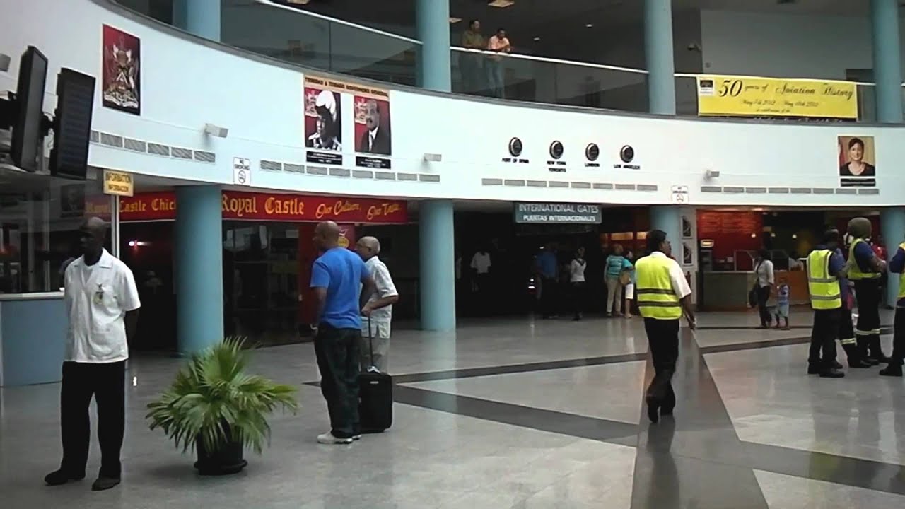 Piarco International Airport (Citycode POS) Trinidad West Indies (Outside & Inside View)