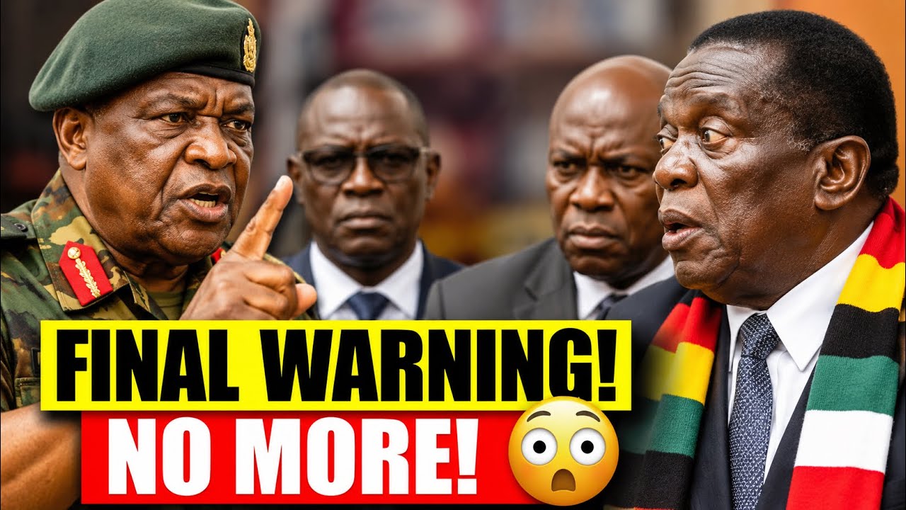 BREAKING NEWS‼️ Finally Chiwenga Sends A Final Warning To Mnangagwa😳
