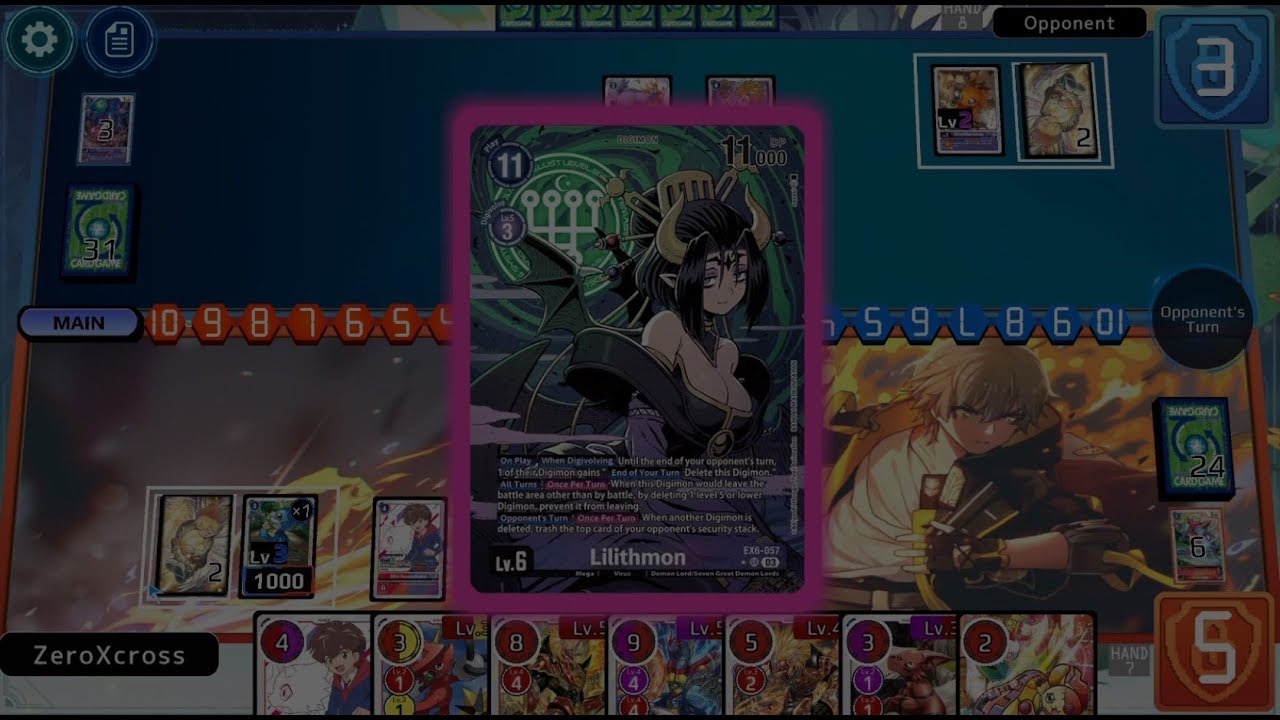 DCGO: Deck Hero vs Deck Lilithmon Puppet