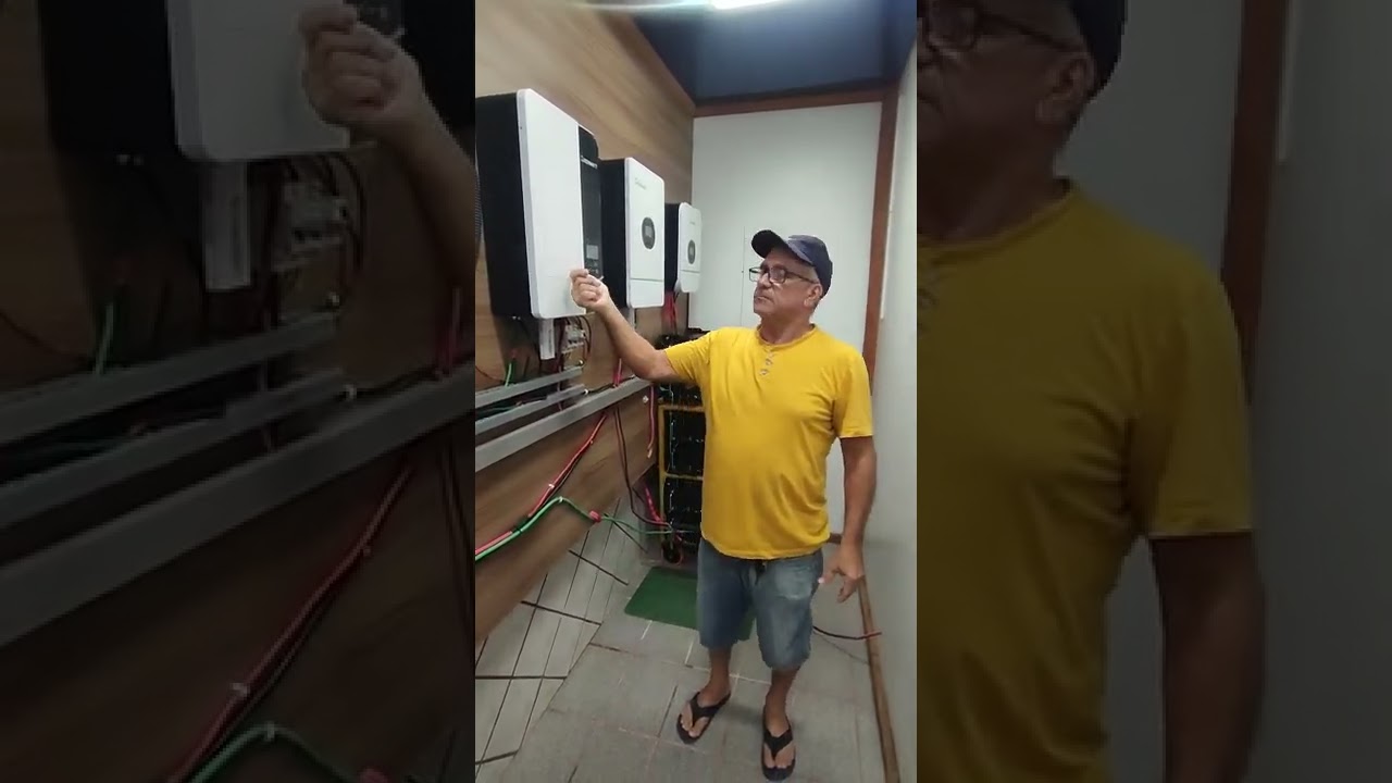 Sistema dos SONHOS OFF GRID.atendendo 10 Moradias Banco de baterias lítio 30kwh Economia R$ 8.000