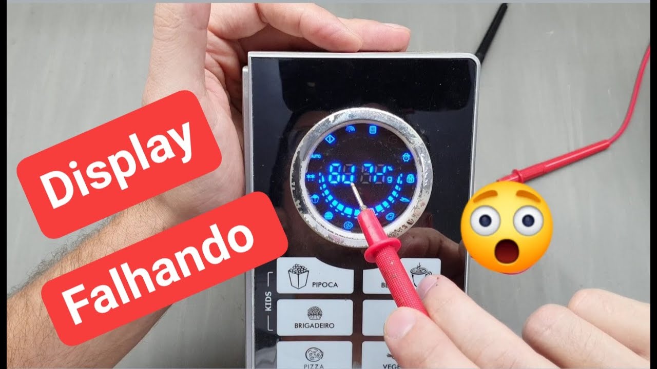 TESTANDO DISPLAY DE MICROONDAS