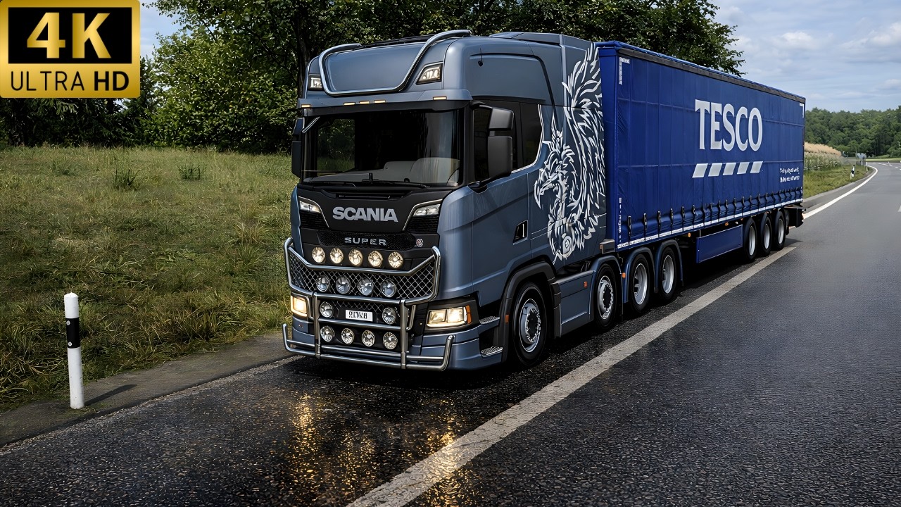 ETS2 1.58 | Realistic Driving | Scania S 770 V8 | POV 4K ULTRA HD | #ets2