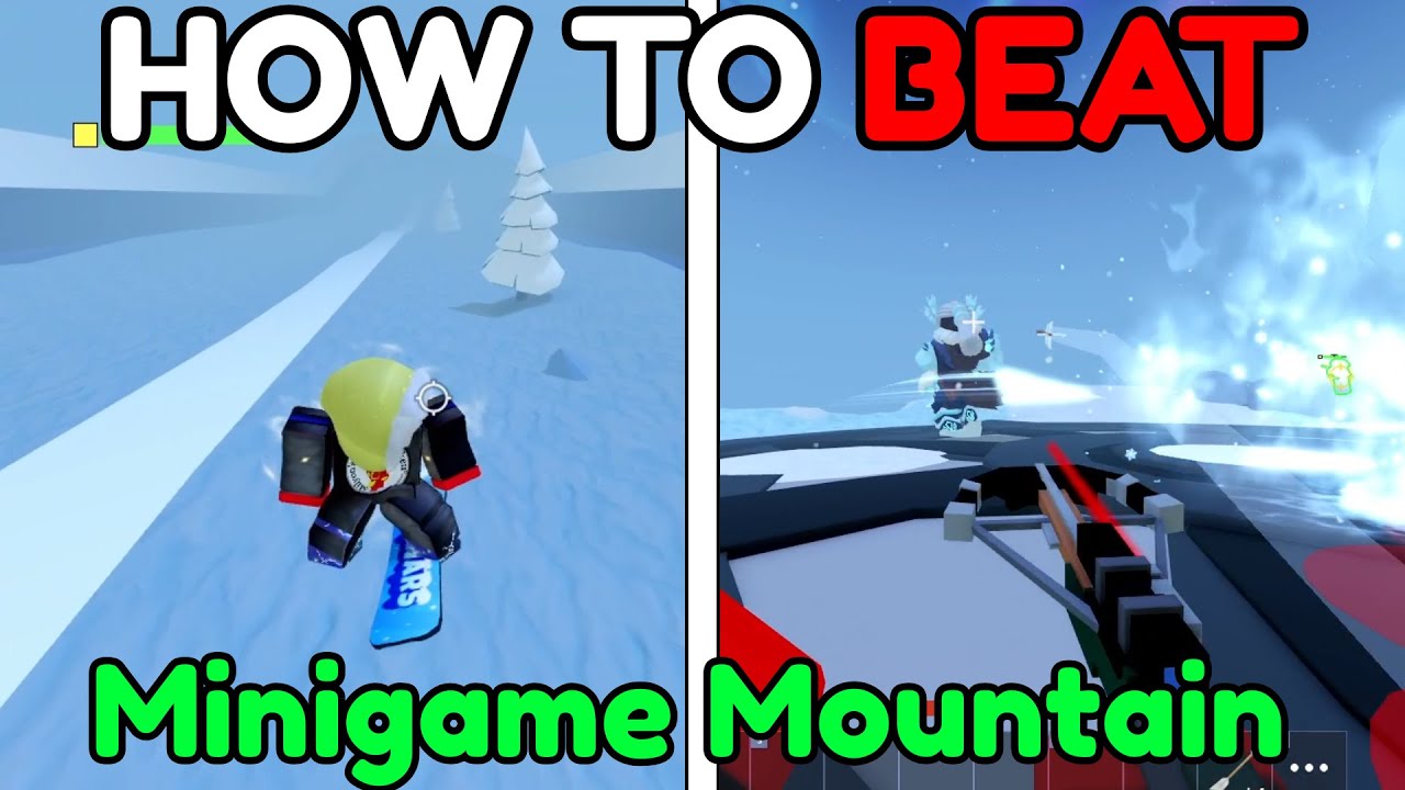 How To Beat The MINIGAME MOUNTAIN 2025.. (Roblox Bedwars)