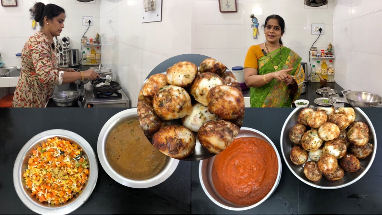 Monday | Cooking Vlog | Ellu Kuzhambu | Tomato Chutney | Carrot Coconut Curry | Kuzhi Paniyaram
