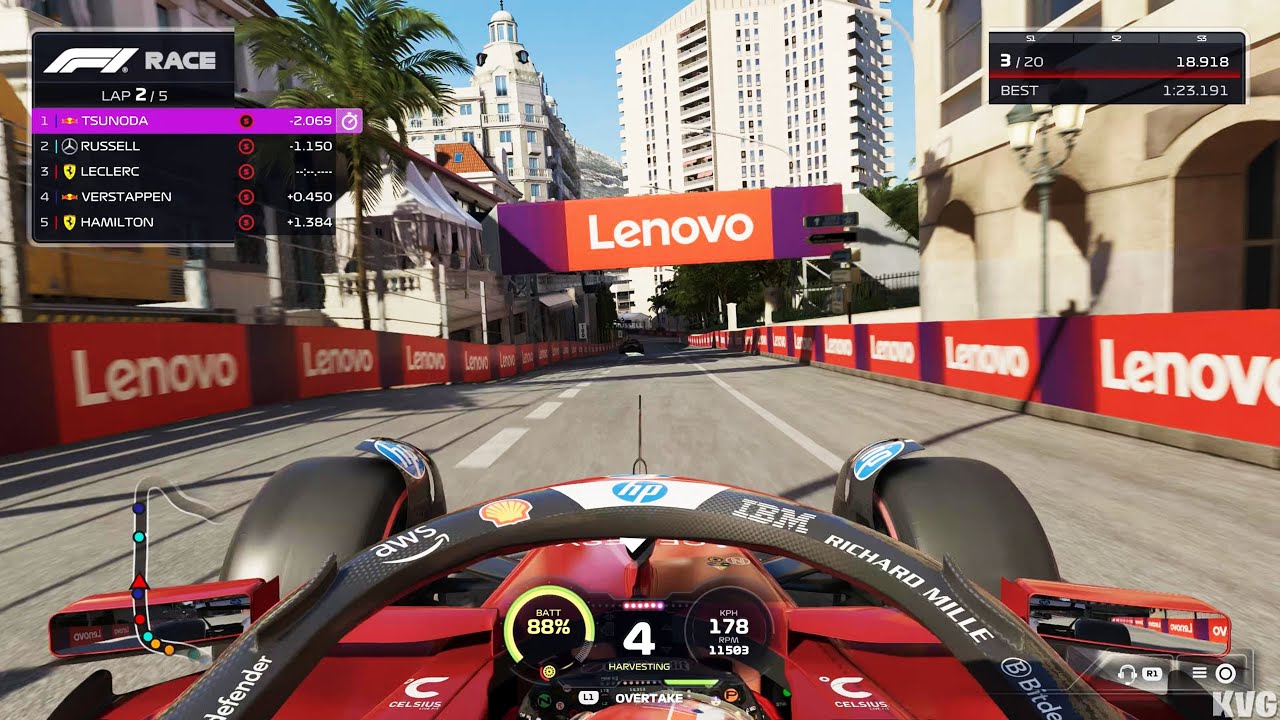F1 25 - Circuit de Monaco (Monaco Grand Prix) - Gameplay (PS5 UHD) [4K60FPS]