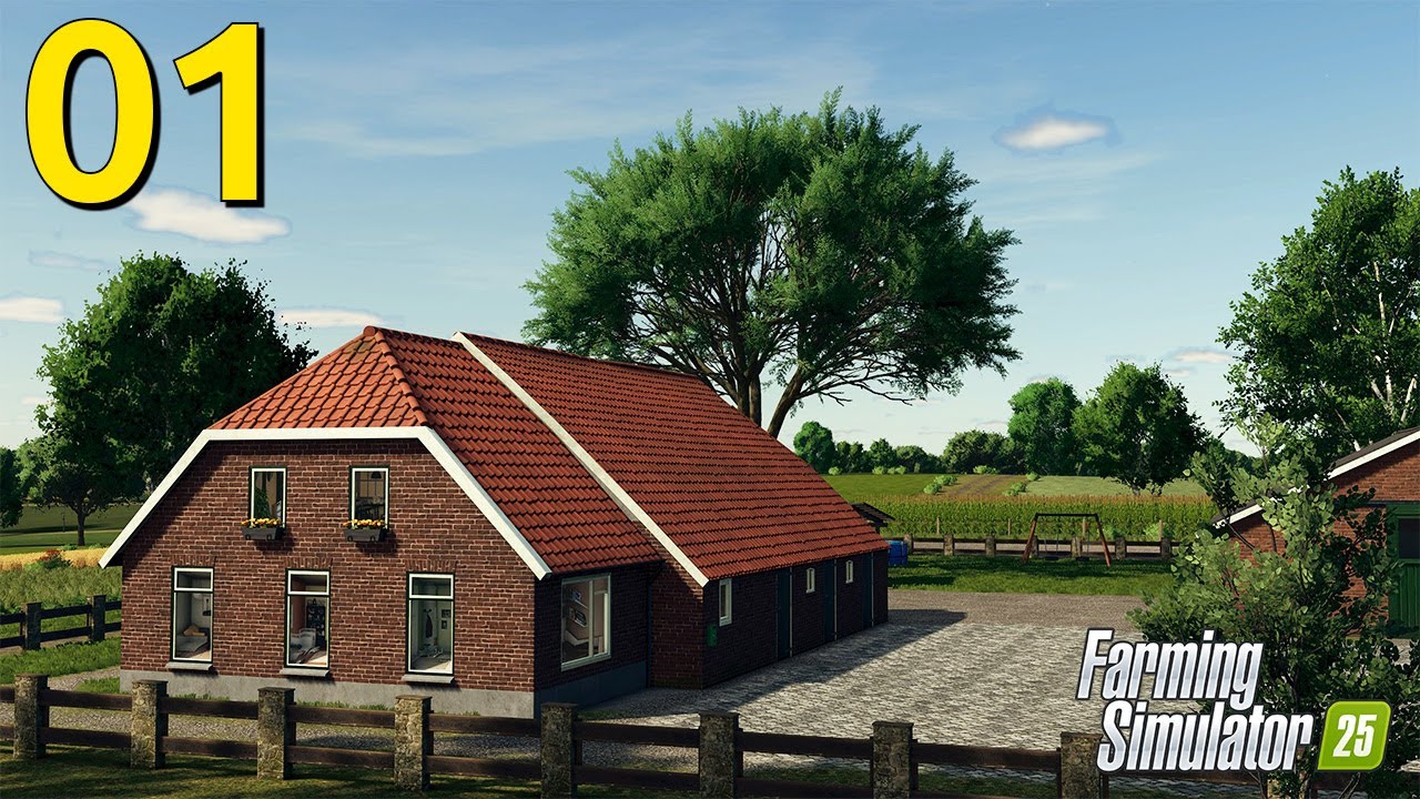 Nederlandse boerderij bouwen! // Farming Simulator 25