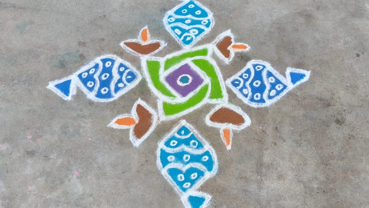 new kolam muggulu video #shortart #virelshort #kolam #shorts #rangoli #virelkolam#trendingshorts#art