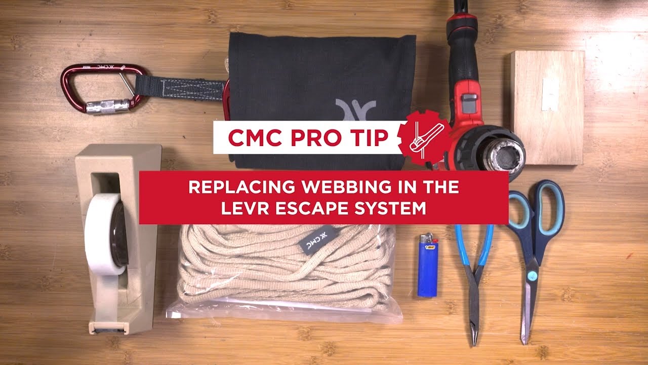 Replacing Webbing in the LEVR Escape System // CMC Pro Tip