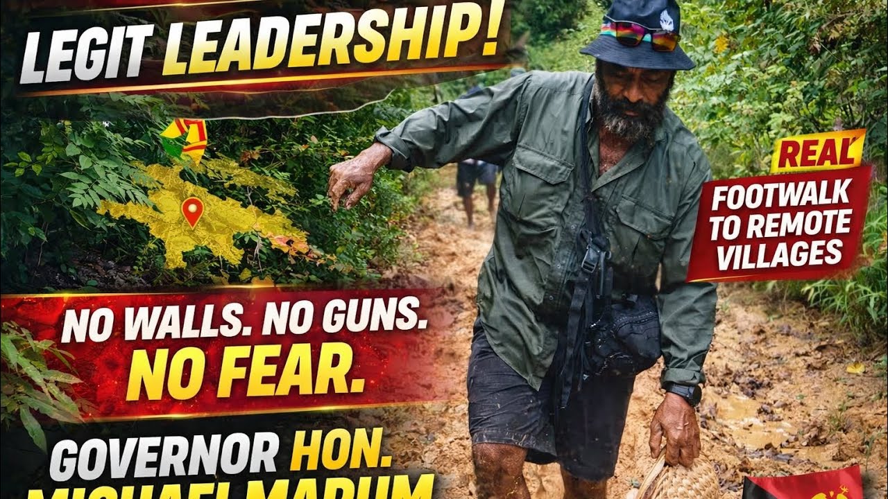 No Guns. No Walls. Just Leadership | Gov. Michael Marum Walks 12 Hours #png #sfy #papuanewguinea